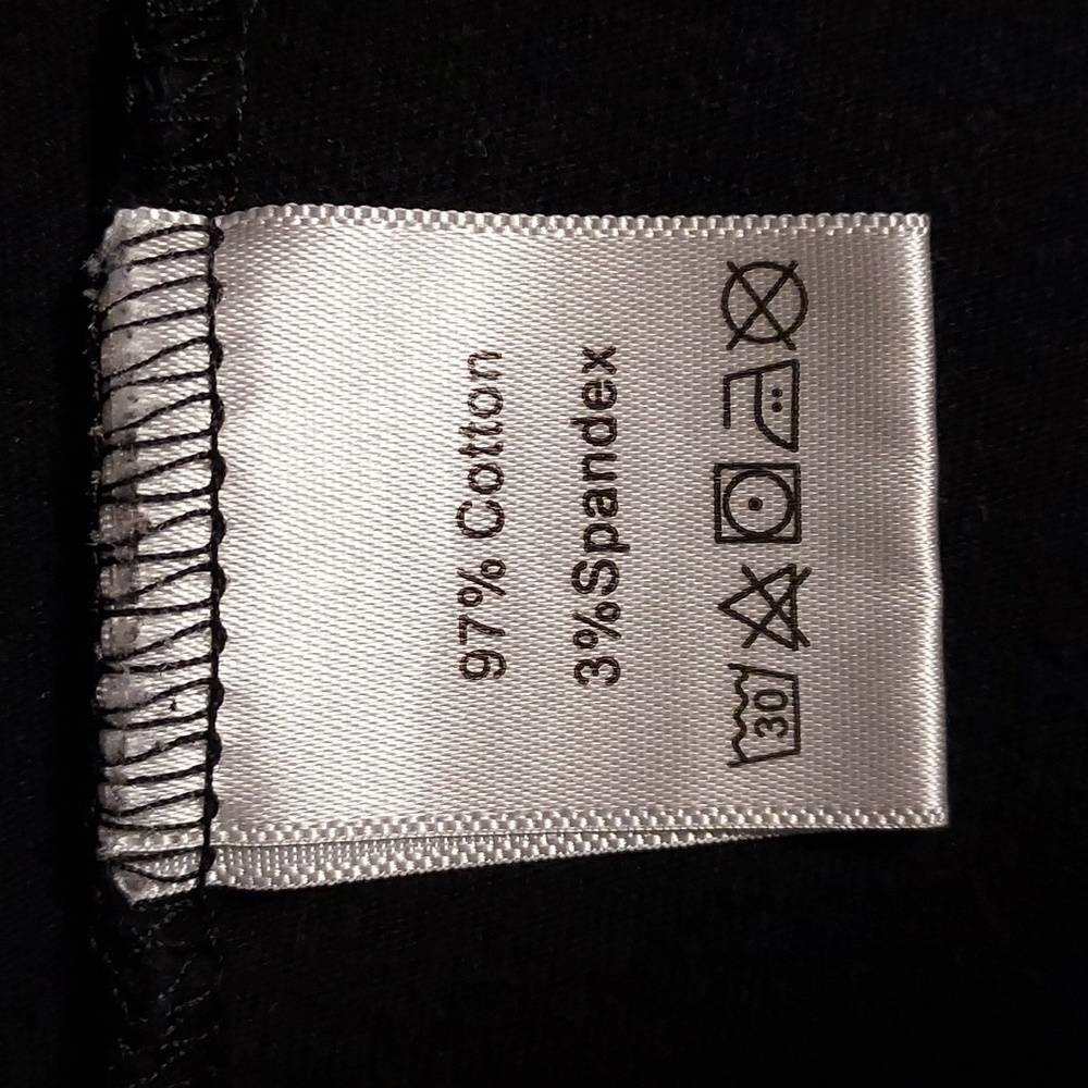 ChicYea Black & White Floral Skull Graphic Short Sleeve T-Shirt Size XL - Picture 7 of 8